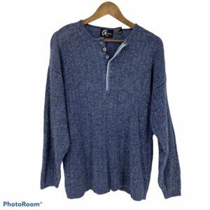 X-treme gear 6 Button Henley Long Sleeve Sweater
